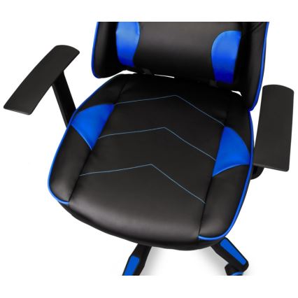 CONNECT IT CGC-0700-BL - Gaming stol LeMans Pro črna/modra