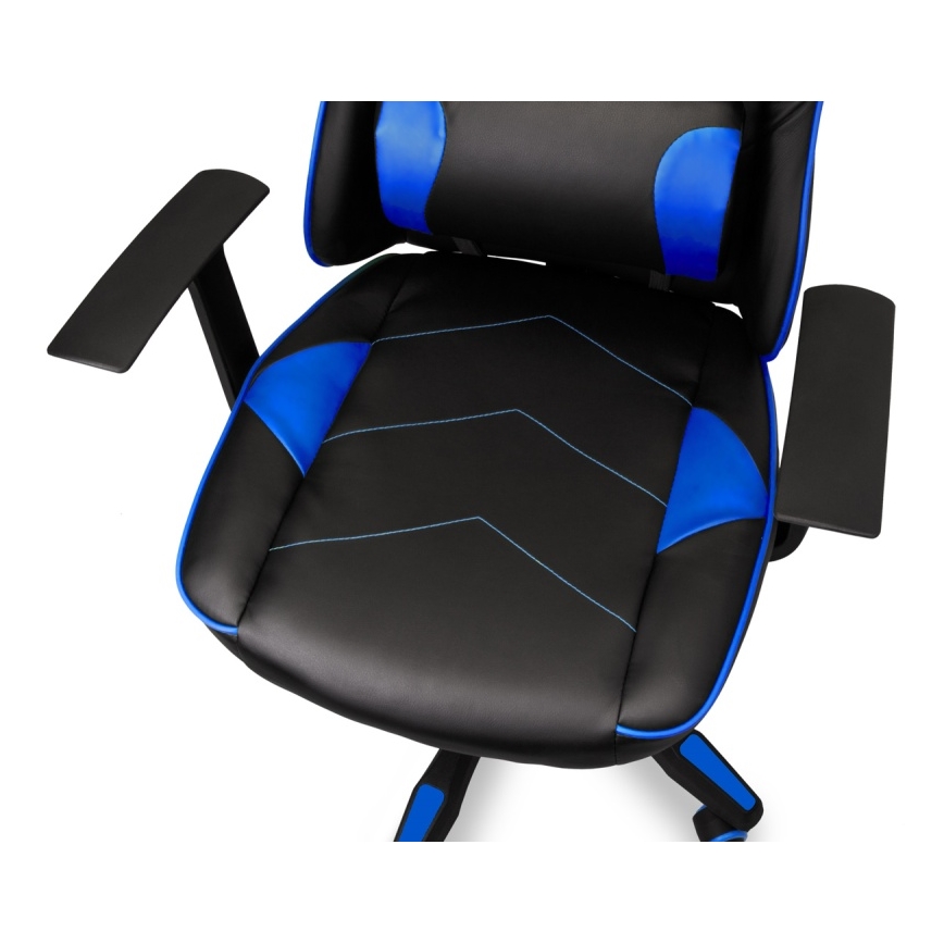 CONNECT IT CGC-0700-BL - Gaming stol LeMans Pro črna/modra