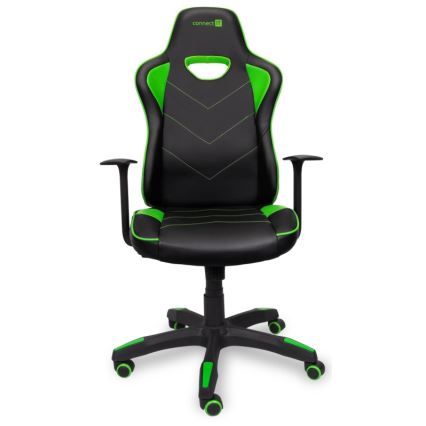 CONNECT IT CGC-0700-GR - Gaming stol LeMans Pro črna/zelena