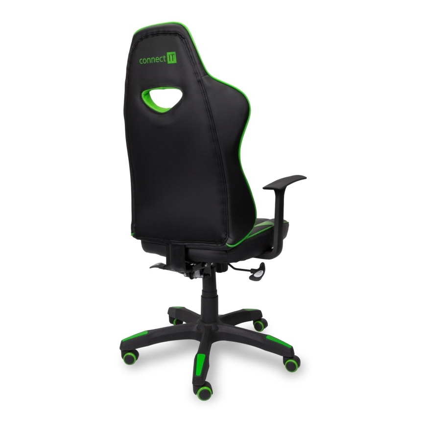 CONNECT IT CGC-0700-GR - Gaming stol LeMans Pro črna/zelena