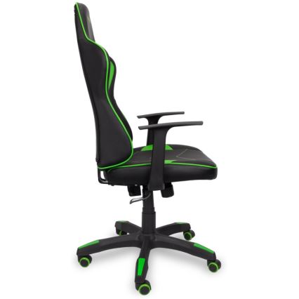 CONNECT IT CGC-0700-GR - Gaming stol LeMans Pro črna/zelena