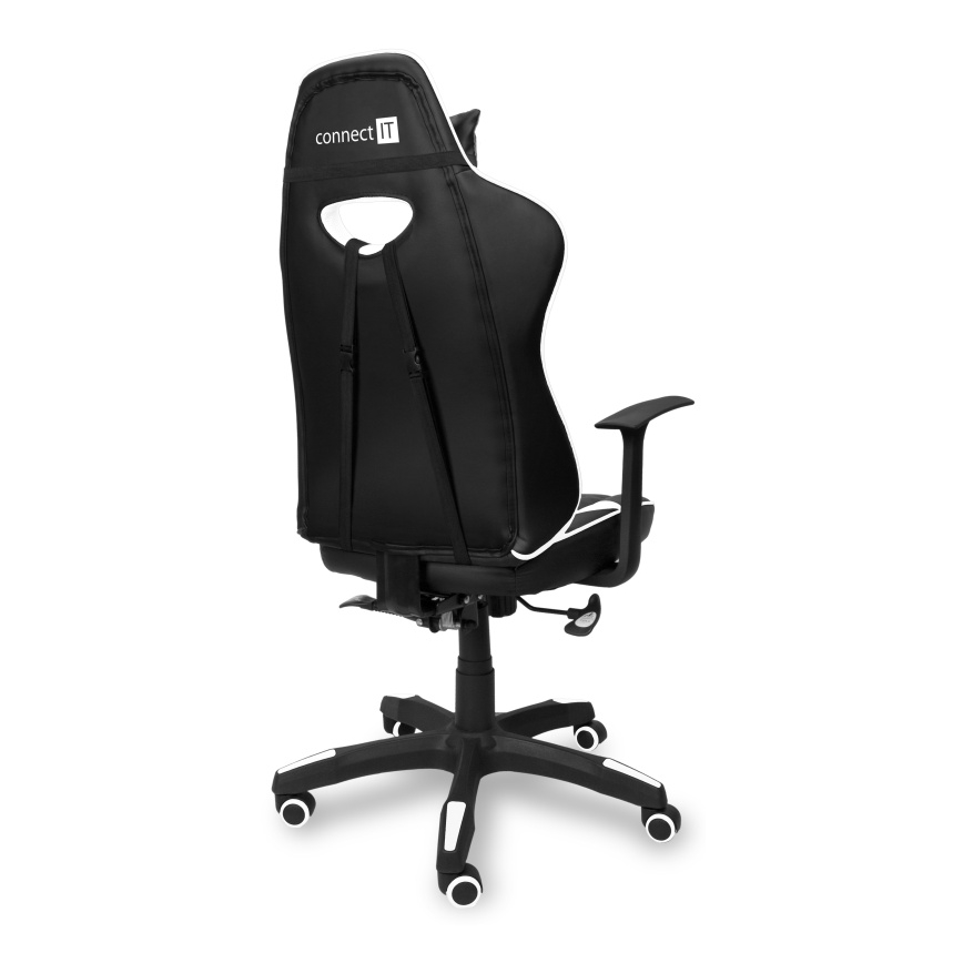 CONNECT IT CGC-0700-WH - Gaming stol LeMans Pro črna/bela