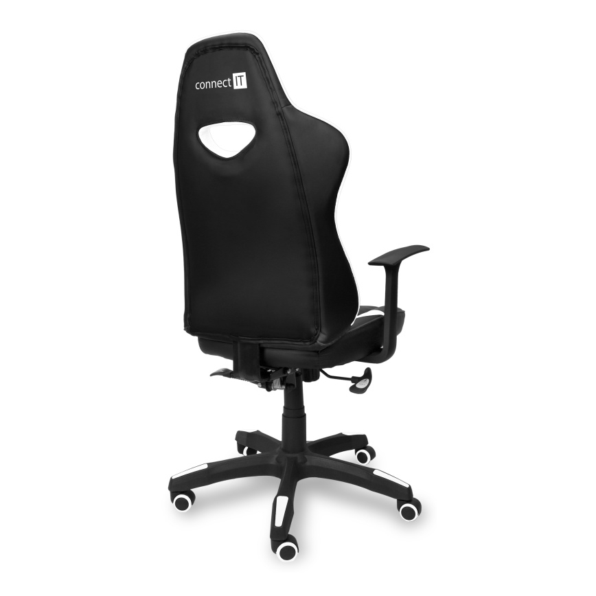 CONNECT IT CGC-0700-WH - Gaming stol LeMans Pro črna/bela