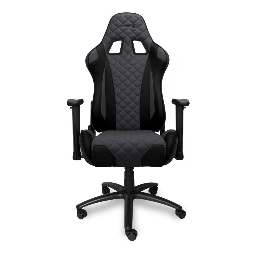 CONNECT IT CGC-1200-GY - Gaming stol Monaco Pro siva/črna