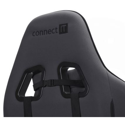 CONNECT IT CGC-1200-GY - Gaming stol Monaco Pro siva/črna