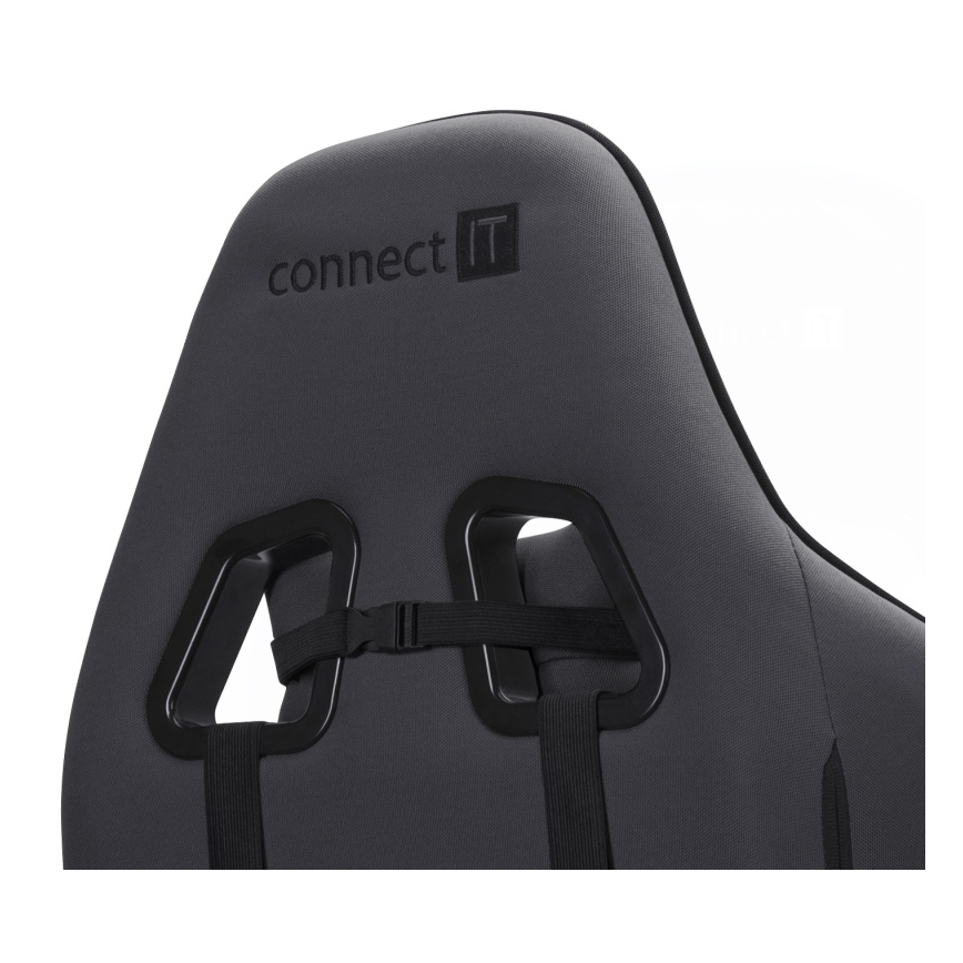 CONNECT IT CGC-1200-GY - Gaming stol Monaco Pro siva/črna