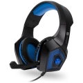 CONNECT IT CHP-5500-BL - LED Žične gaming slušalke z mikrofonom črna/modra