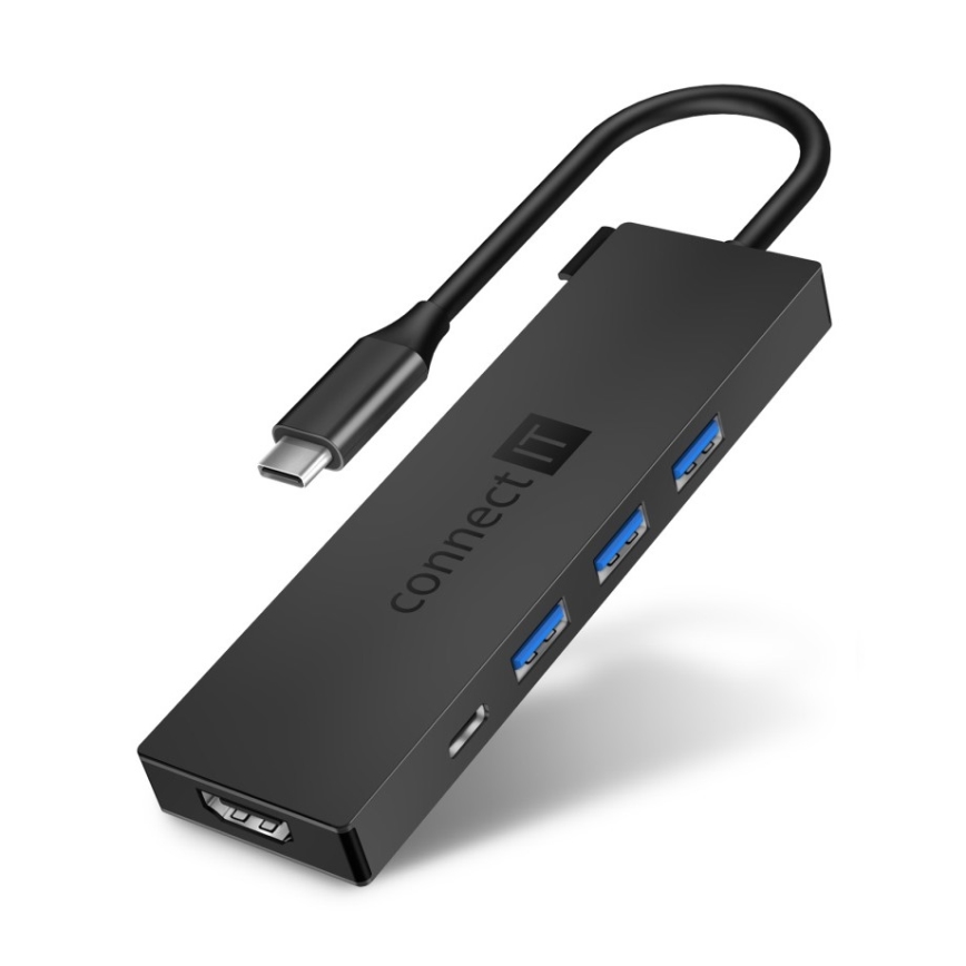 CONNECT IT CHU-8010-AN - USB-C vozlišče 5v1