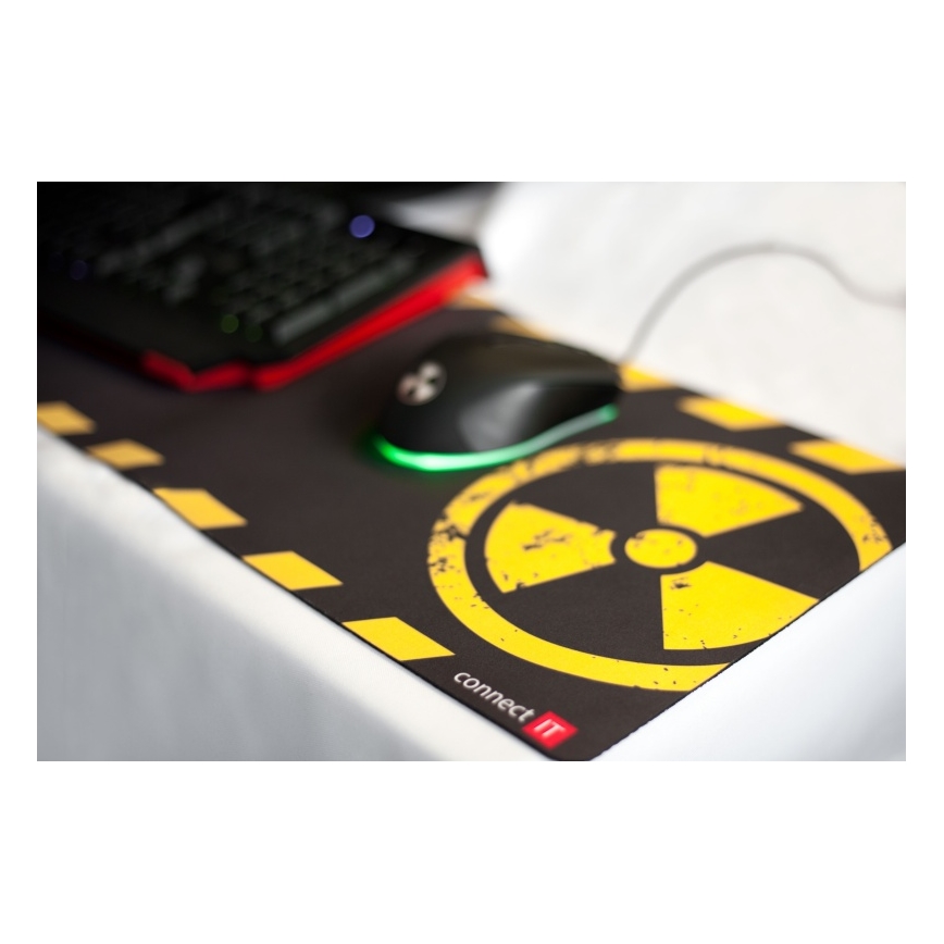 CONNECT IT CI-1128 - LED Žična gaming miška 1000/1200/1600/3200 DPI črna