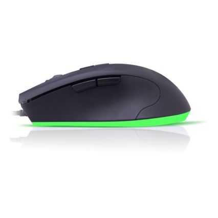 CONNECT IT CI-1128 - LED Žična gaming miška 1000/1200/1600/3200 DPI črna