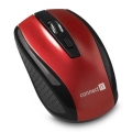 CONNECT IT CI-1224 - Brezžična miška 800/1200/1600 DPI, 2x AAA, črna/rdeča