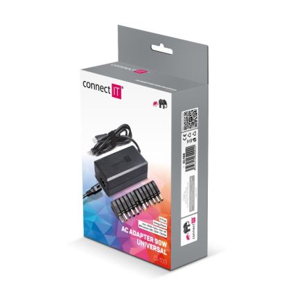 CONNECT IT CI-133 - Univerzalni power adapter za laptops 90W
