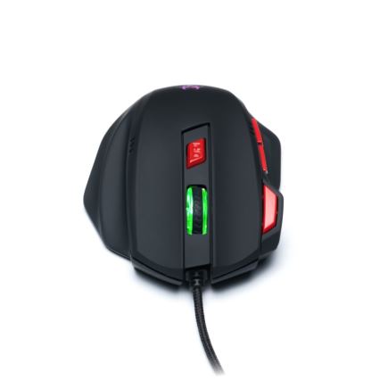 CONNECT IT CI-191 - LED Žična gaming miška 800/1600/2400/3200 DPI črna