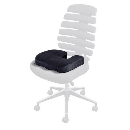 CONNECT IT CI-528 - Ergonomska blazina za stol črna
