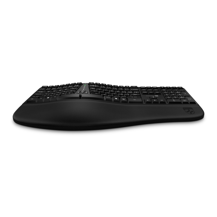 CONNECT IT CKB-2800-CS - Ergonomska brezžična tipkovnica z CZ/SK lokalizacijo črna