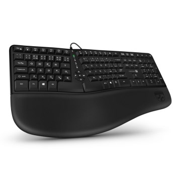 CONNECT IT CKB-2800-CS - Ergonomska brezžična tipkovnica z CZ/SK lokalizacijo črna