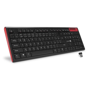 CONNECT IT CKB-3000-CS - Brezžična multimedijska tipkovnica z CZ/SK localization 2xAAA črna