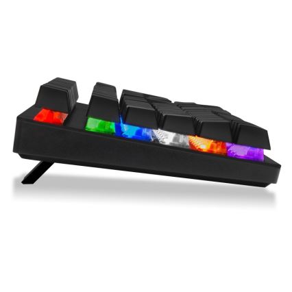 CONNECT IT CKB-3591-CS - LED RGB Žična gaming tipkovnica z CZ/SK localization črna + rdeča okvir