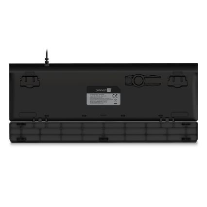 CONNECT IT CKB-7050-CS - LED RGB Žična gaming tipkovnica z CZ/SK lokalizacijo črna