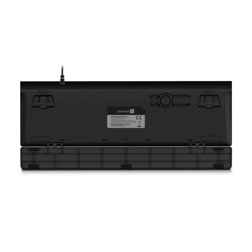 CONNECT IT CKB-7050-CS - LED RGB Žična gaming tipkovnica z CZ/SK lokalizacijo črna