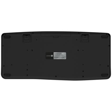 CONNECT IT CKM-6010-CS - Ergonomska brezžična tipkovnica in miška 800/1200/1600/2400 DPI z CZ/SK localization 1xAA + 2xAAA črna