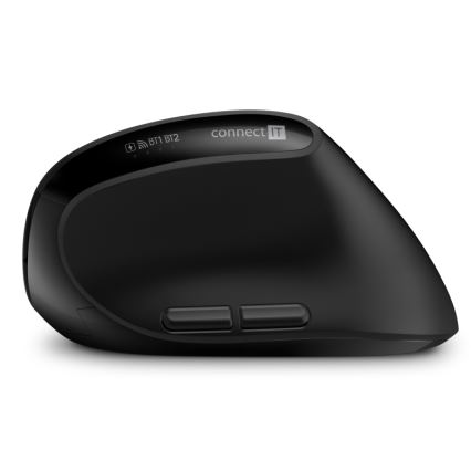 CONNECT IT CKM-6010-CS - Ergonomska brezžična tipkovnica in miška 800/1200/1600/2400 DPI z CZ/SK localization 1xAA + 2xAAA črna
