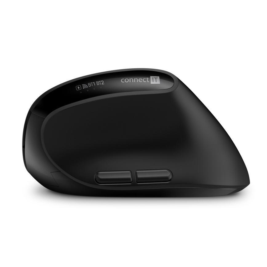 CONNECT IT CKM-6010-CS - Ergonomska brezžična tipkovnica in miška 800/1200/1600/2400 DPI z CZ/SK localization 1xAA + 2xAAA črna