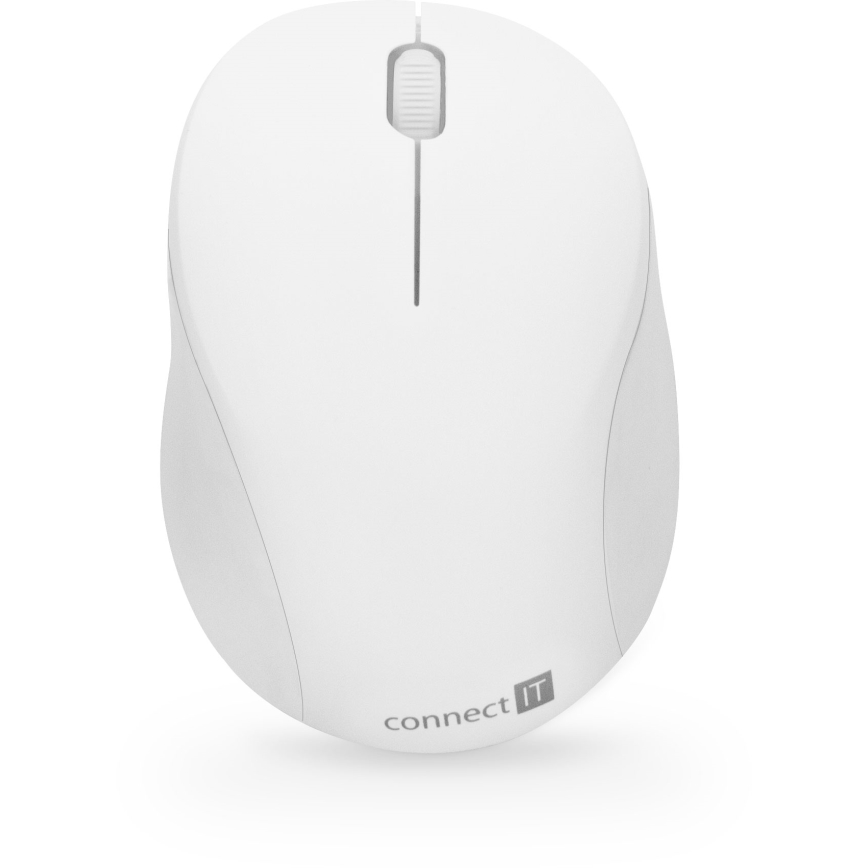 CONNECT IT CKM-7804-CS - Brezžična tipkovnica in miška 1200 DPI z CZ/SK localization 1xAAA + 1xAA bela