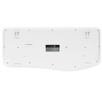 CONNECT IT CKM-7804-CS - Brezžična tipkovnica in miška 1200 DPI z CZ/SK localization 1xAAA + 1xAA bela