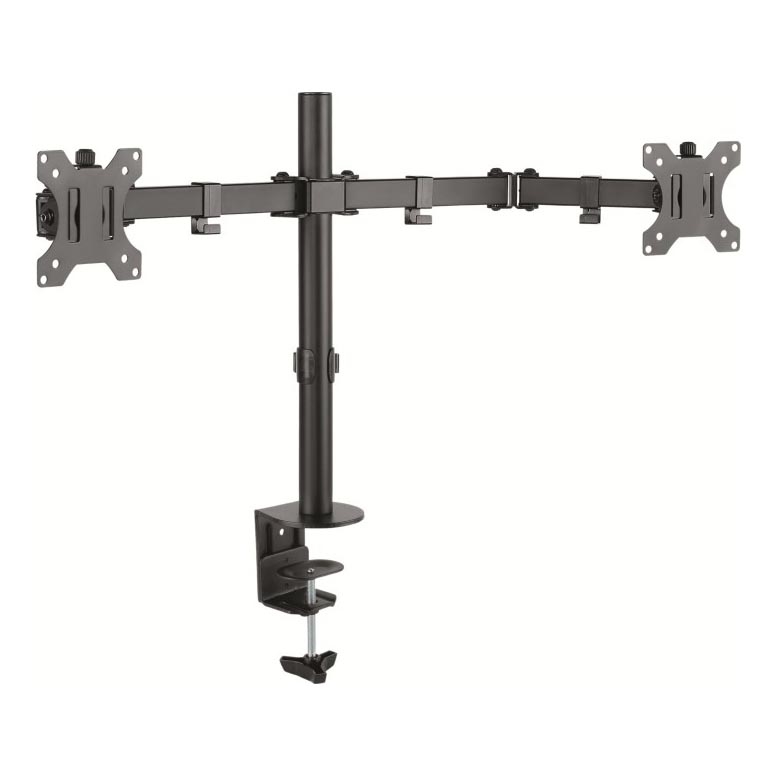 CONNECT IT CMF-3203-BK - Univerzalni nosilec za 2 monitorja 13-32” črna