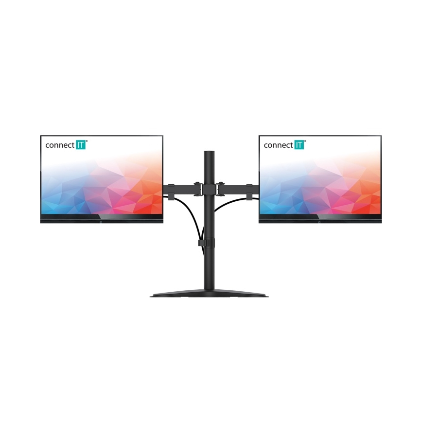CONNECT IT CMF-3204-BK - Univerzalni nosilec za 2 monitorja 13-32” črna