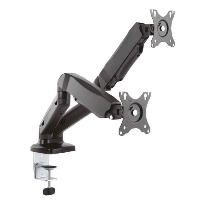 CONNECT IT CMF-3207-BK - Univerzalni nosilec za 2 monitorja 13-27” črna