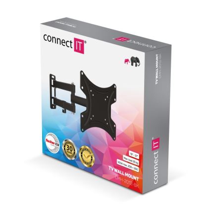 CONNECT IT CMH-2012-BK - Stenski nosilec za TV 13-37” črna