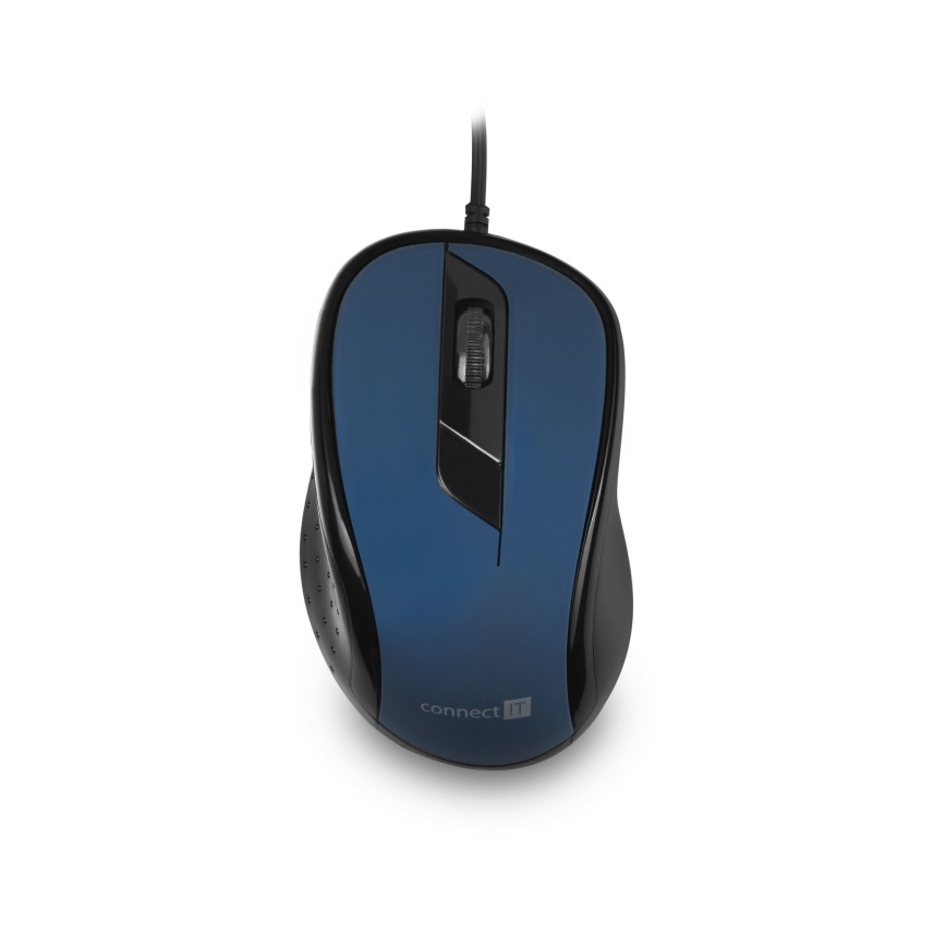CONNECT IT CMO-1200-BL - Žična miška 1000 DPI črna/modra