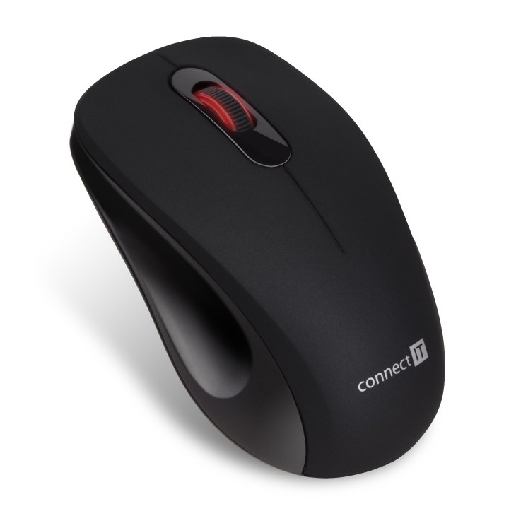 CONNECT IT CMO-2230-BK - Brezžična tiha miška MUTE 1200 DPI 1xAA črna