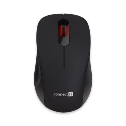 CONNECT IT CMO-2230-BK - Brezžična tiha miška MUTE 1200 DPI 1xAA črna