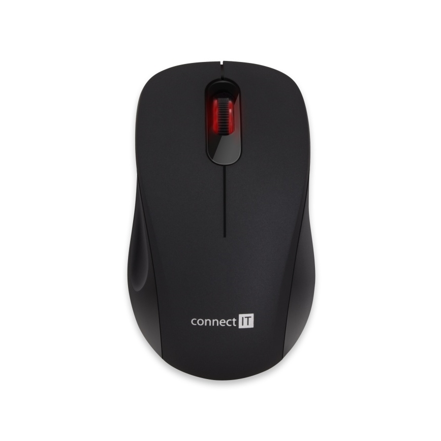 CONNECT IT CMO-2230-BK - Brezžična tiha miška MUTE 1200 DPI 1xAA črna