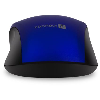 CONNECT IT CMO-2230-BL - Brezžična tiha miška MUTE 1200 DPI 1xAA črna/modra