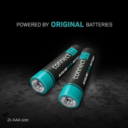 CONNECT IT CMO-2510-BK - Ergonomska brezžična miška Verti Wireless 800/1200/1600 DPI 2xAAA črna