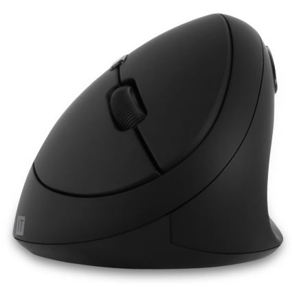 CONNECT IT CMO-2600-BK - Ergonomska brezžična miška 800/1200/1600 DPI, napajanje 1×AA, črna