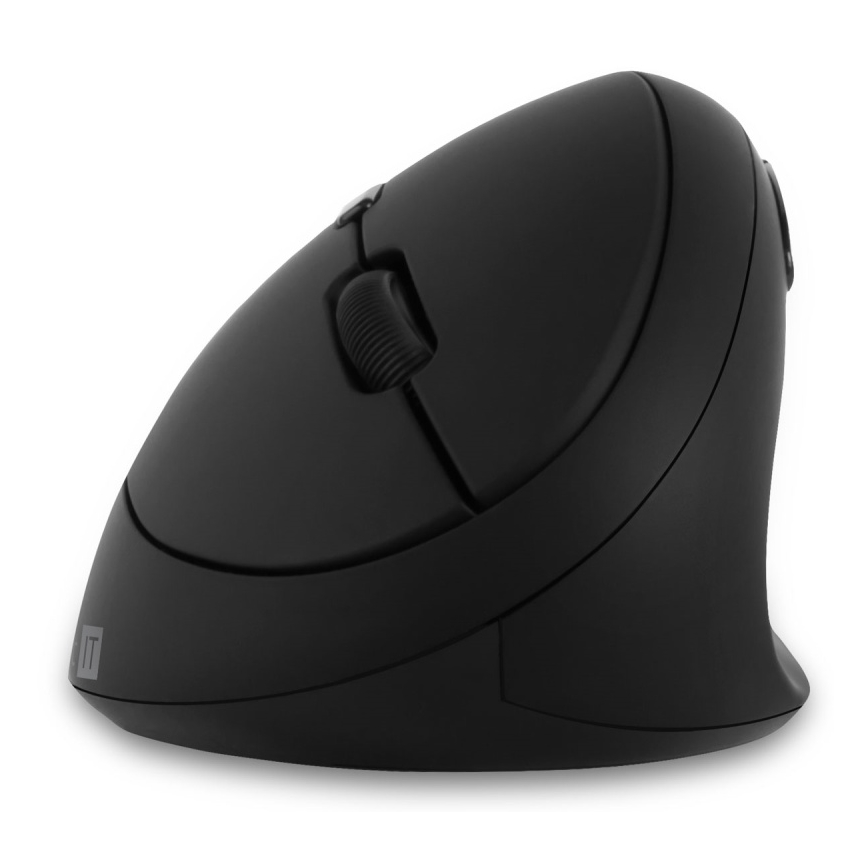 CONNECT IT CMO-2600-BK - Ergonomska brezžična miška 800/1200/1600 DPI, napajanje 1×AA, črna