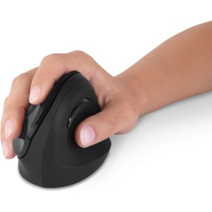 CONNECT IT CMO-2700-BK - Ergonomska brezžična miška 800/1200/1600 DPI 1xAA črna