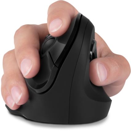 CONNECT IT CMO-2700-BK - Ergonomska brezžična miška 800/1200/1600 DPI 1xAA črna