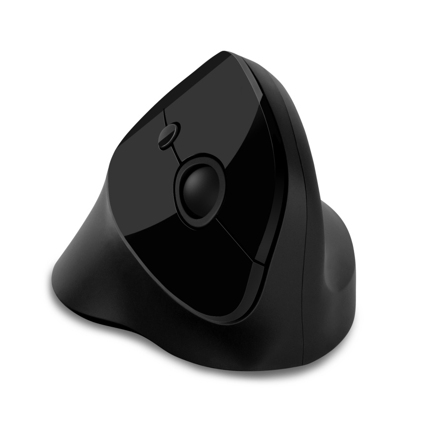 CONNECT IT CMO-2700-BK - Ergonomska brezžična miška 800/1200/1600 DPI 1xAA črna