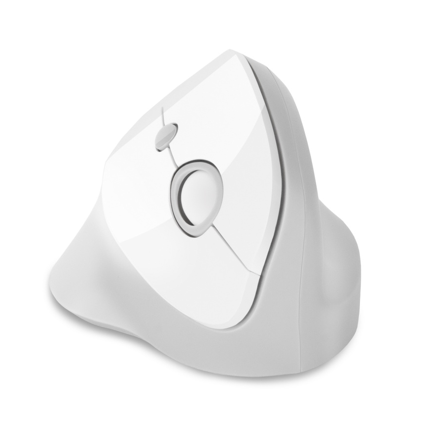 CONNECT IT CMO-2700-WH - Ergonomska brezžična miška 800/1200/1600 DPI 1xAA bela