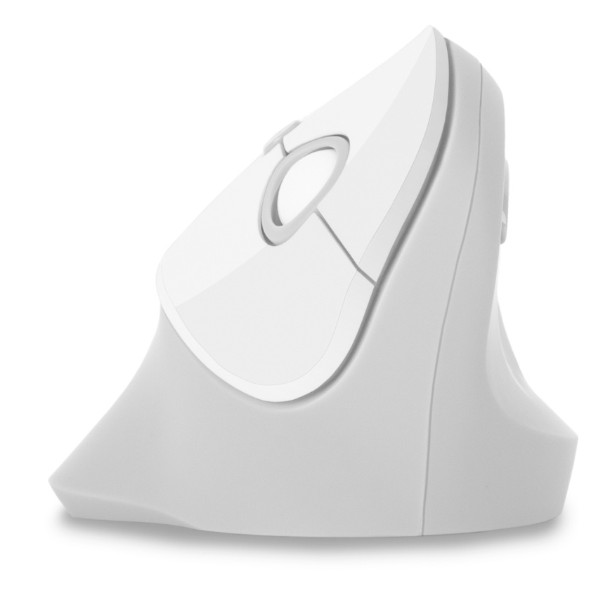 CONNECT IT CMO-2700-WH - Ergonomska brezžična miška 800/1200/1600 DPI 1xAA bela