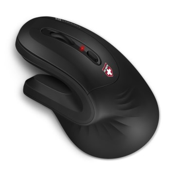 CONNECT IT CMO-2900-BK - Ergonomska brezžična miška 800/1200/1600 DPI 1xAA črna