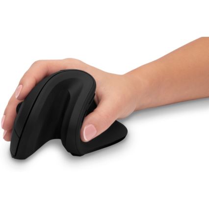 CONNECT IT CMO-2900-BK - Ergonomska brezžična miška 800/1200/1600 DPI 1xAA črna