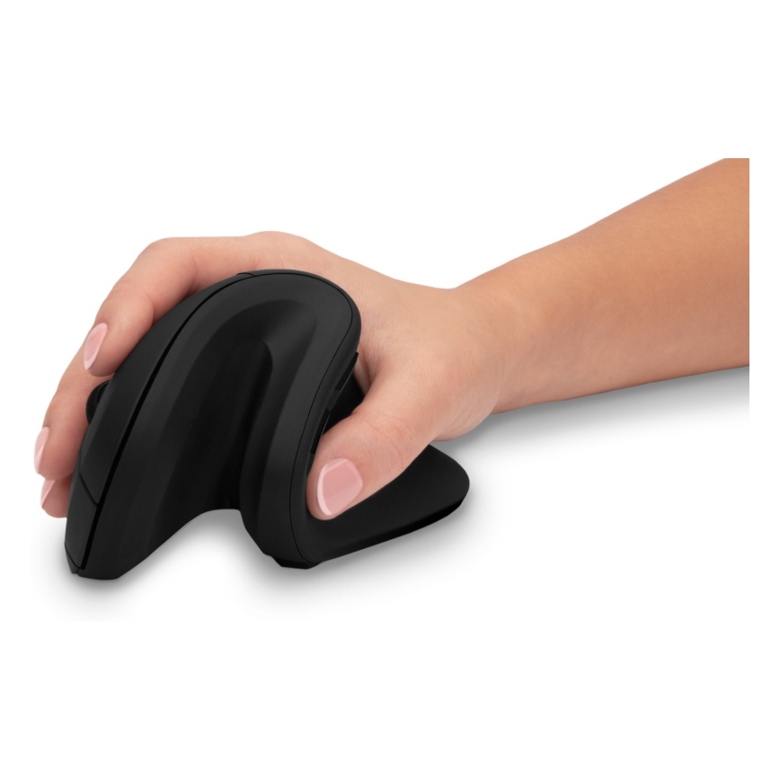 CONNECT IT CMO-2900-BK - Ergonomska brezžična miška 800/1200/1600 DPI 1xAA črna