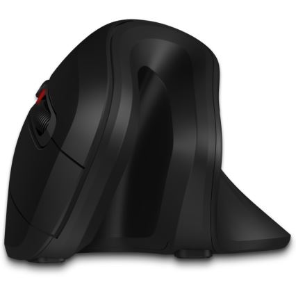 CONNECT IT CMO-2900-BK - Ergonomska brezžična miška 800/1200/1600 DPI 1xAA črna